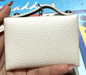 Chic White Mini Pouch Bag