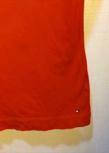 Tommy Hilfiger Orange Polo TShirt