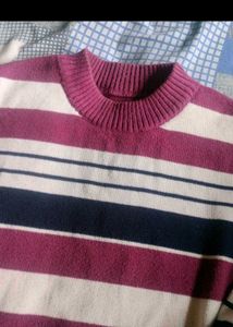 Striped Knit Sweater