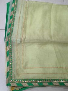 Saree with gotta work