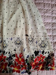 Boho Floral Print Midi Dress