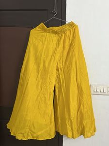 Yellow stonework kurta set