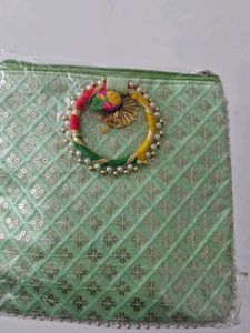 Embroidered Clutch with Embellishments