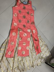 Elegant Peach Kurta &amp;  Set
