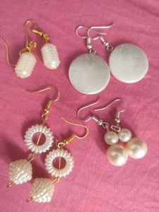 Pearl Earrings Set