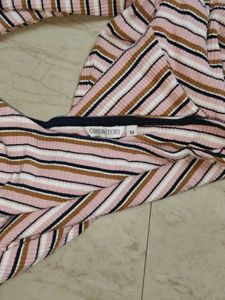 Striped Midi Bodycon Dress