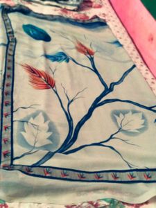 Beautiful Floral Print Saree