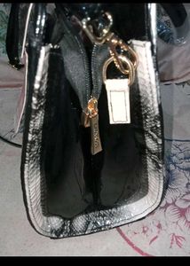 Black And White Handbag