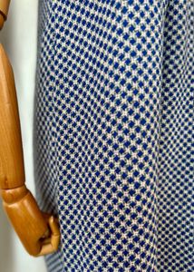 Cute Checked Knit Mini Dress