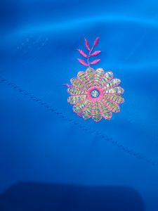 Blue Silk Saree