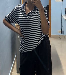 Striped Polo T-Shirt