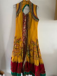 Vibrant Yellow Embroidered Kurta Set