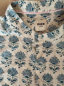 Men's Floral Print Short Sleeve Crop Shirt