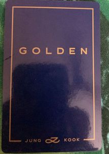 Jungkook Golden Album Photocards