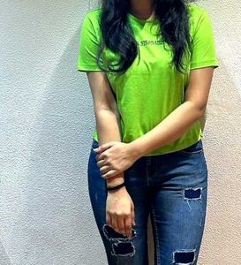 Vibrant Green "Relationship" Tee