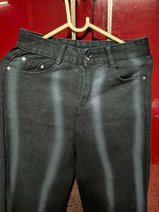 Stylish Black Flare Jeans