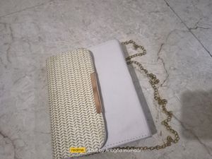 White Partywear Sling Bag