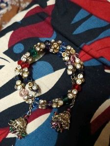Colorful Beaded Statement Bracelet