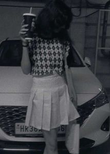 Women's White Pleated Skirt