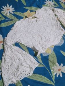 White Embroidered Blouse