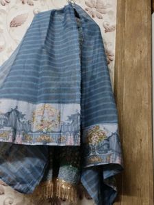 Designer Kurta Duppatta With Moti Work