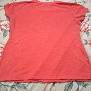 Pink Coral Graphic Print T-Shirt💖