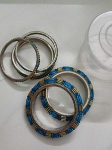 Beautiful Blue Bangles Set