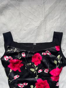 Floral Satin Camisole Top