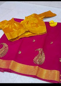 Totally New Saree With Stitched Blouse