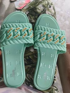 Peach Colour Slippers 39 No
