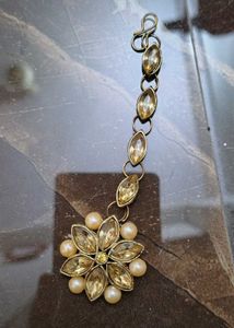 Elegant Gold &amp; Pearl Jewelry Set