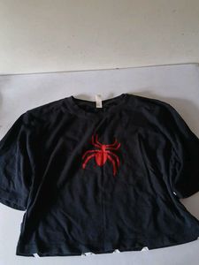 Black Spider Graphic T-Shirt