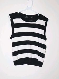 Stripped Korean Sweater Vest