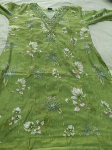 Vibrant Floral Print Kurta