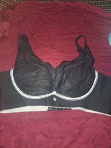 Black Lace Bra
