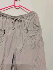 y2k vintage studded cargo capri style pants