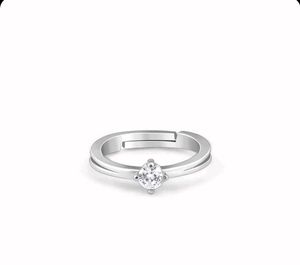 Silver Zircon Love Island Ring Made With Pure 925
