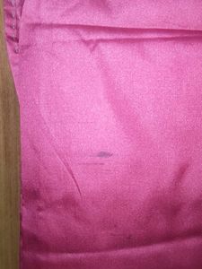 Elegant Maroon Saree with Silver Border
