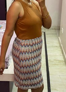 Multicolour skirt