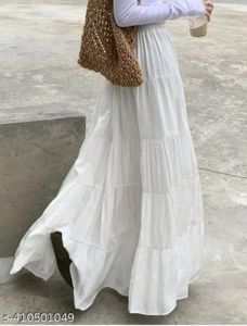 Flowy Tiered Maxi Skirt