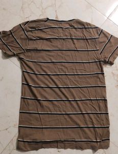 Men's Striped Cotton T-Shirt