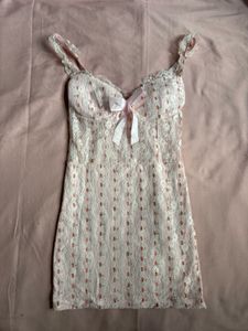 lolita Lace Floral Slip Dress