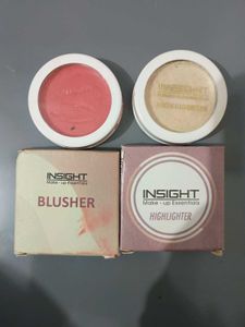Insight Cosmetic Highlighter And Strawberry Blushe