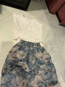 shorts and top Dior