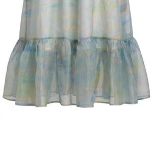 Puff Sleeve Square Neck Dress