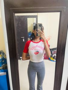 Strawberry Crop Top