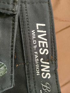 combo Men's Dark Gray Jeans and Button-Up Shirt