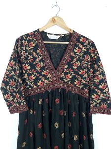 Black Printed Kurti ( Women's )