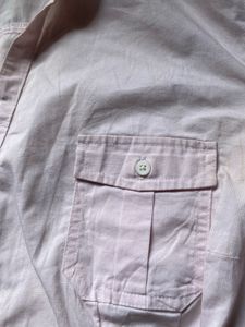Light Pink Button-Up Blouse