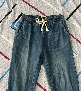 Length-37,,Women's Denim Jogger Pants